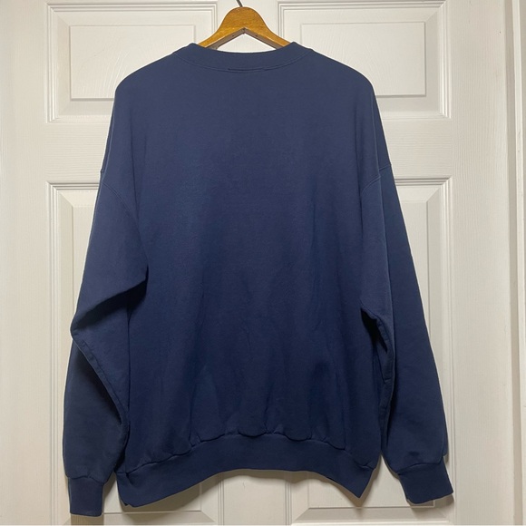 Vintage MC Sport God Bless America XL Unisex Crew Neck Embroidered Sweatshirt - Picture 3 of 4